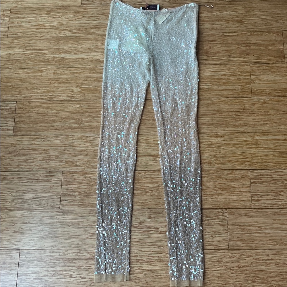 Stella McCartney Iridescent Sequin Leggings